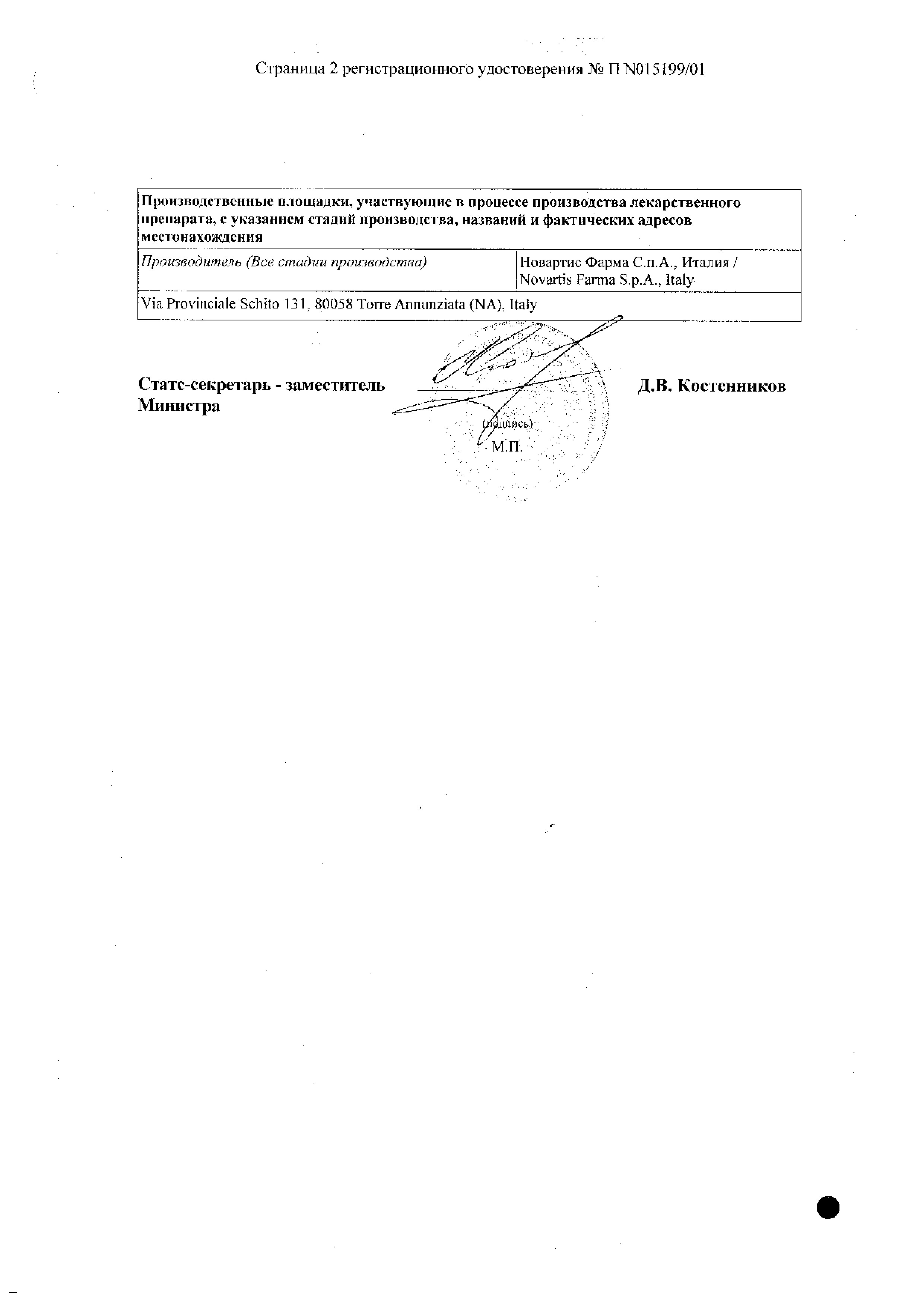 Сертификат Трилептал Сертификат Трилептал