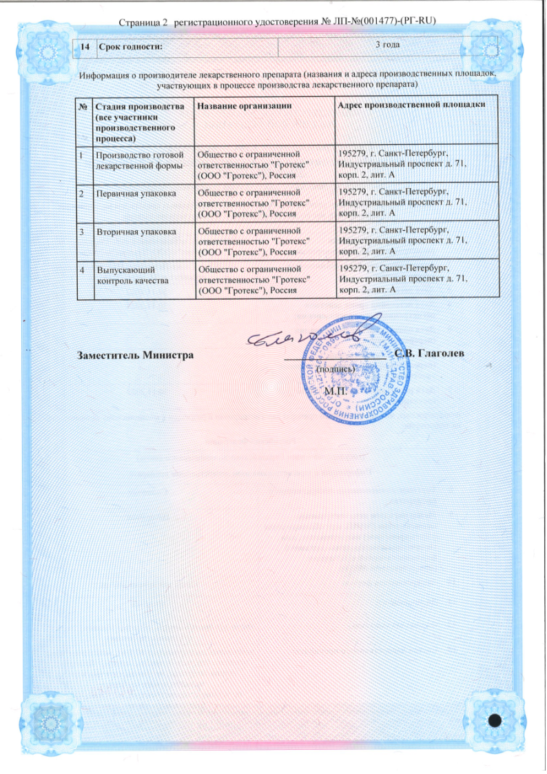 Сертификат Солонэкс Сертификат Солонэкс