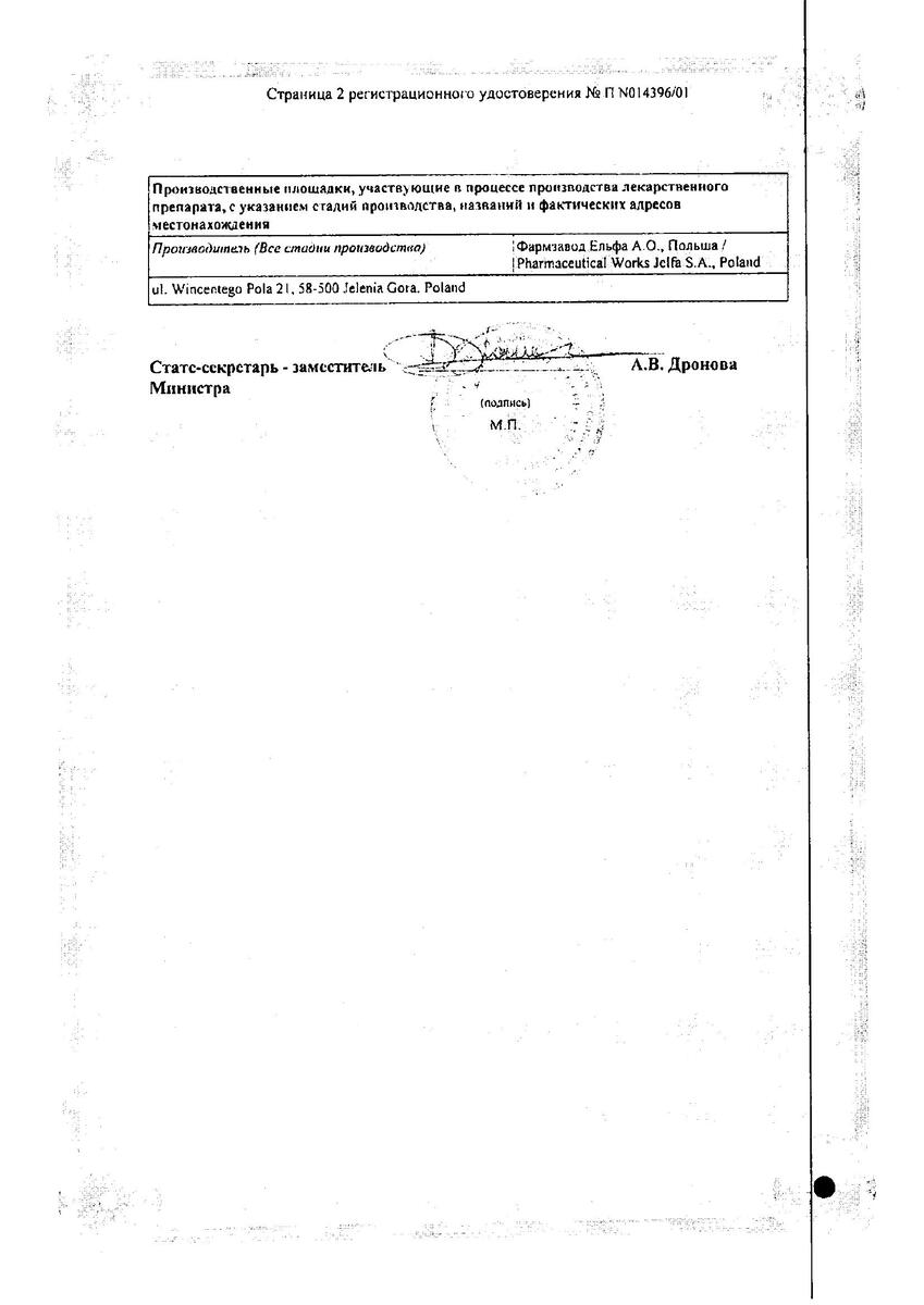 Сертификат на Флуцинар, мазь 0.025% 15 г, 1 шт.