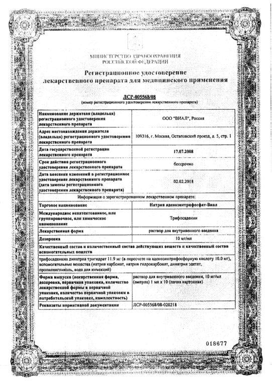 Сертификат АТФ Сертификат АТФ