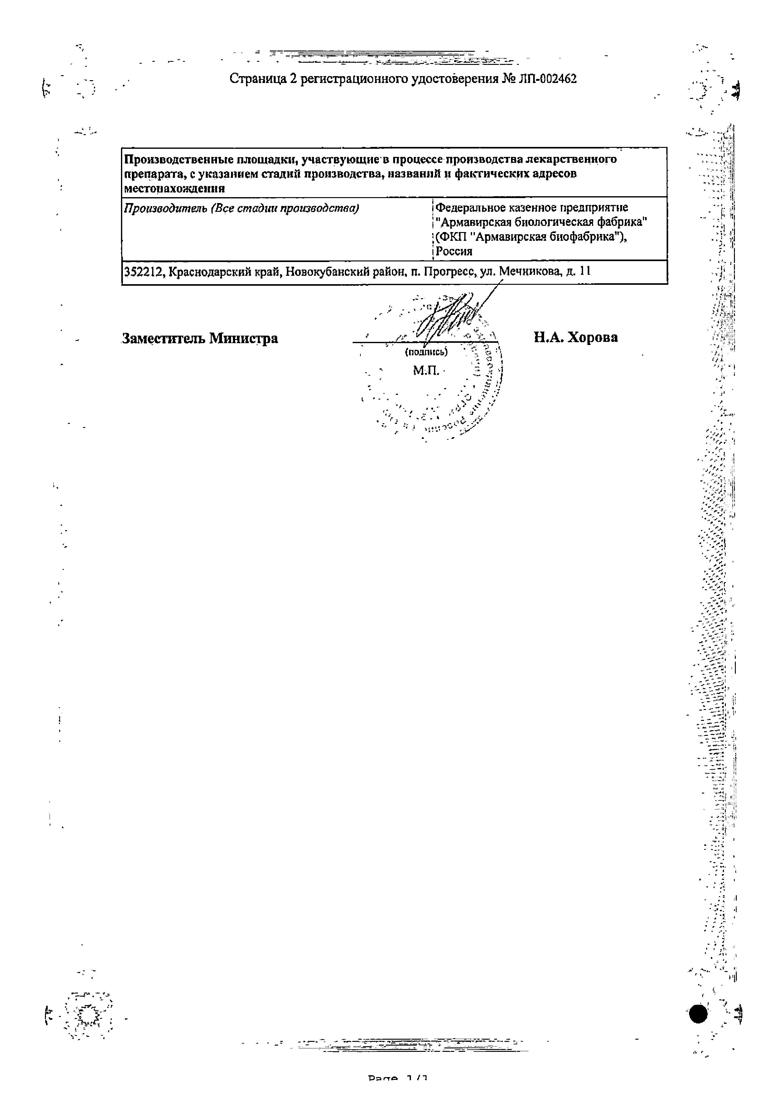 Сертификат Бупивакаин Сертификат Бупивакаин